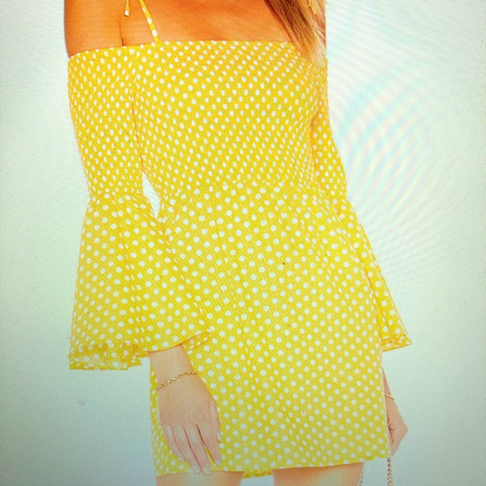Beautiful Pineapple Yellow Tularosa Dress